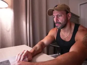 brucestryker — hang and jerk w Bruce clothes off at goal [996 tokens left] #muscle #hairy #bi #bigcock #daddy #cum