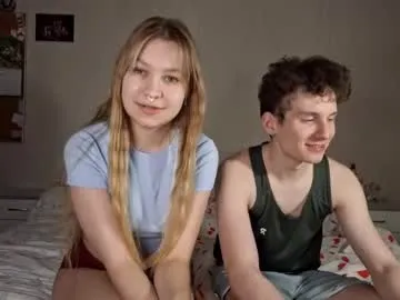 floracouple — GOAL: French kiss [56 tokens remaining] Hello we are Flora and Sam, we are new here and will be happy to learn something new #18 #new #couple #teen #bigboobs