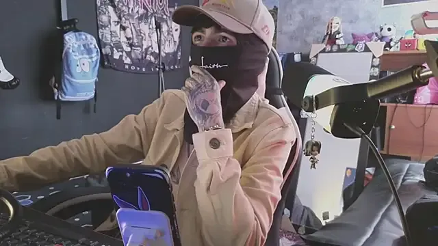 AcidMilo — Smoking and playing with my cock